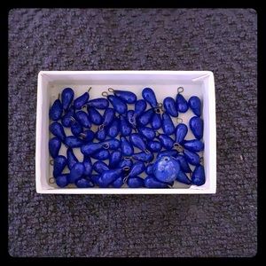 Blue beads from Puerto Rico